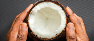 Introducing our solid shampoo bar's ingredients. Ingredient number 3: organic coconut oil